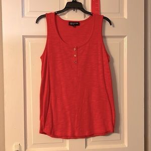 Deep Orange Top, Gold Button Detailing. Worn once! Mint condition Jones New York